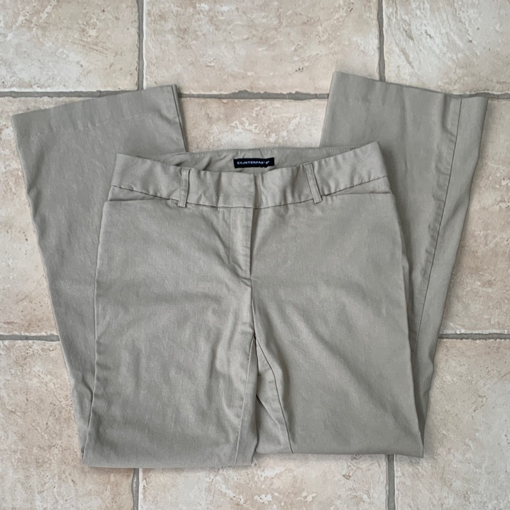 Counterparts Mid Rise Tan Dress Pants